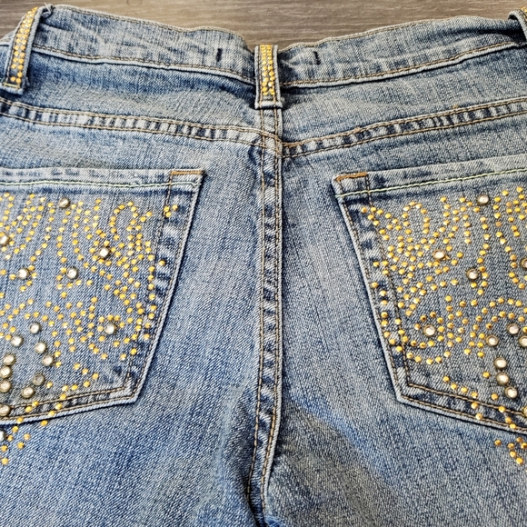 Gold Studded Vanilla Star jeans - Picture 3 of 5